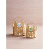 Mud Pie Nested Hyacinth Easter Baskets, Brown