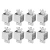 8Pcs Auto Body Panel Clamp Silver Aluminum Alloy Butt Welding