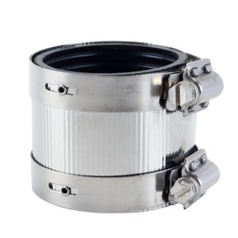 Gorise Flexible Pipe Connector 58-69 mm with Stainless Steel Clamps for Metal and Plastic Pipes Hose Tube Repair Connector