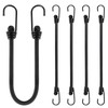 TaoTazon Bungee Cord with Hooks, 30 cm, Expander with Hooks,