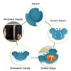3pcs Toddler Divided Plate Set Silicone Baby Suction Plate Anti