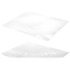 com-four® 2 x sink insert, square sink mat, insert for