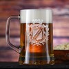 Family Crest Beer Mug, Engraved Coat Of Arms Mug (Set