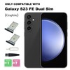 2 PCS for Galaxy S23 FE Dual SIM Card Tray