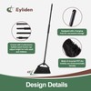 Eyliden Broom, Angle Broom with 57" Long Handle - Fit