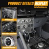 Bekantogy Car Air Conditioner Switch Button Knob Cover Compatible with