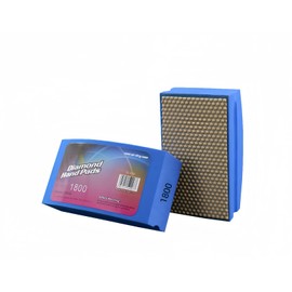 Boxonly Diamond Sanding Hand Pad Blocks 1800 Grits Arc Shape Back Hand-Held Block for Grinding,Polishing,Sharp Edges