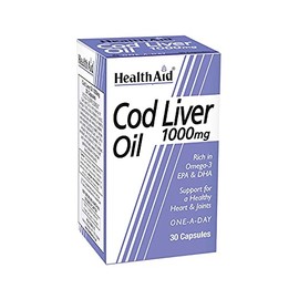 HealthAid Cod Liver Oil 1000mg, 30 Capsules