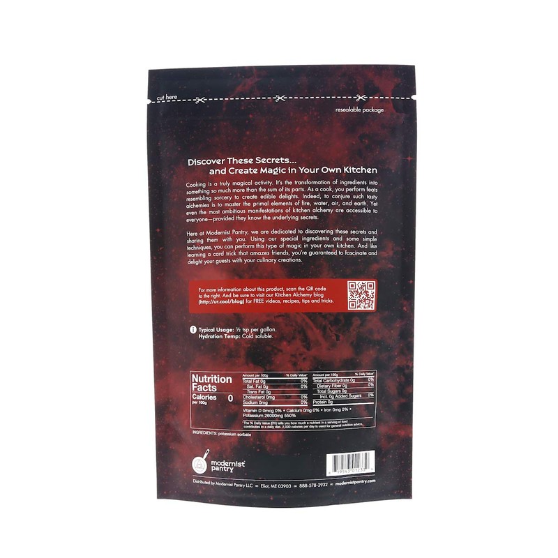 Pure Potassium Sorbate ⊘ Non-GMO Gluten-Free Vegan - 400g/14oz