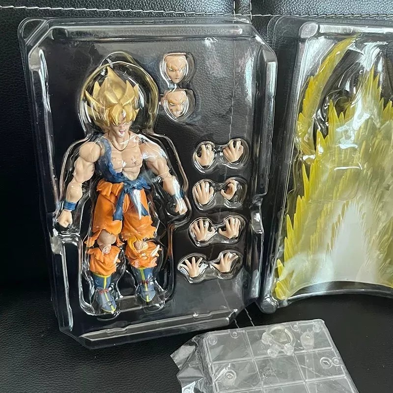 Jextech Figura Goku Articulado Aurora Cambia Rostro 19cm Dragon Ball