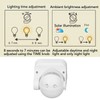Motion Sensor Detector Switch Waterproof Intelligent Radiationless ABS Housing Infrared