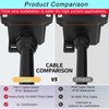 PAGUO Inline Cord Switch with 14AWG Cable, Outdoor Extension Cord