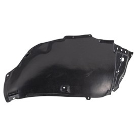 TRQ Front Left Forward Inner Fender Liner Black Drivers Side Compatible with 2008-2012 INFINITI EX35 2013 EX37 2014-2017 QX50 IN1248110