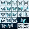 BFJ 20 Piece Butterfly Stencils for Painting Reusable Spring Stencils