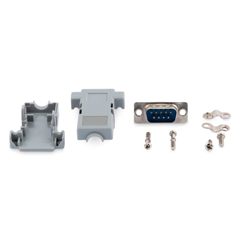 StarTech C9PSM Conector D-Sub DB9 Serial Macho Ensamblado con Carcasa