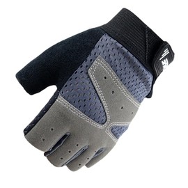 Miokkley Girls Fingerless Bike Gloves, Sport Gloves for 5-12 Year Girls Monkey Bars Rock Climbing Gloves Cycling Biking Fishing (Gray, Medium for 9-12 Y)