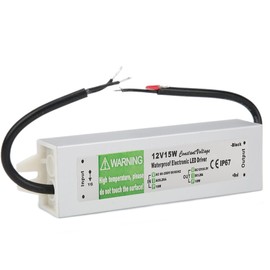 12V POWERSUPPLY 300W 25A Transformer for LED Strip Module Driver Lighting Outdoor Waterproof IP67 AC 110-265V Lighting Transformer UK Warehouse (300.0watts) - 15W