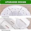 TRUEDAYS Orchid Pot - 4 Pack 4 Inch Clear Plastic