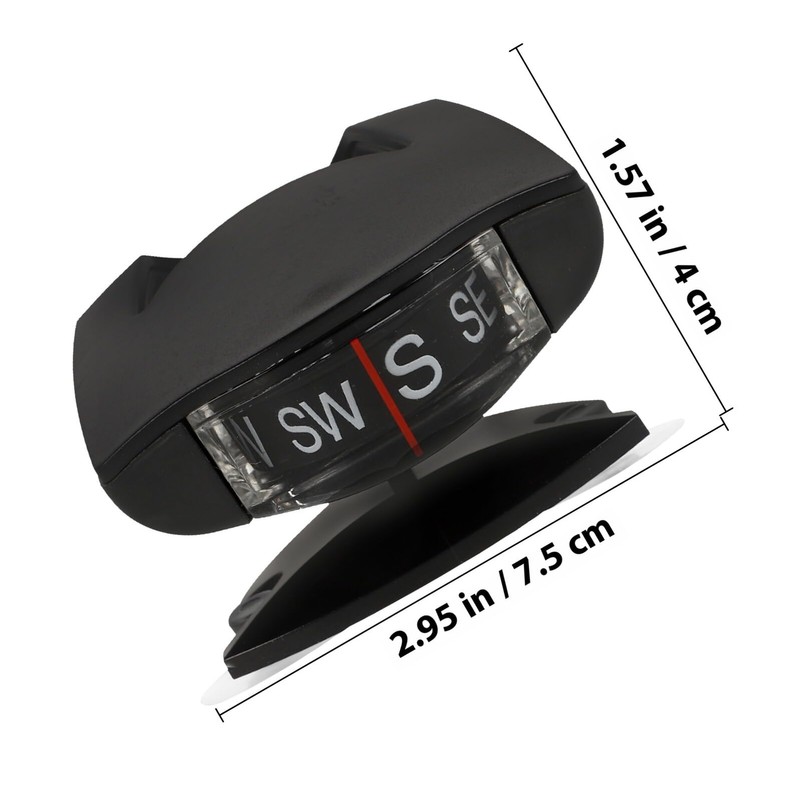 TINEASUR Auto Compass for Car Dashboard with Adjustable Inclinometer and