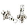 2 Pcs 100W H4 LED Motorcycle Headlight Bulb 360 Degree