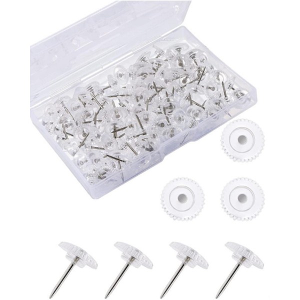Chocople Thumb Tacks Gypsum Board Pins Push Pins Invisible Holes