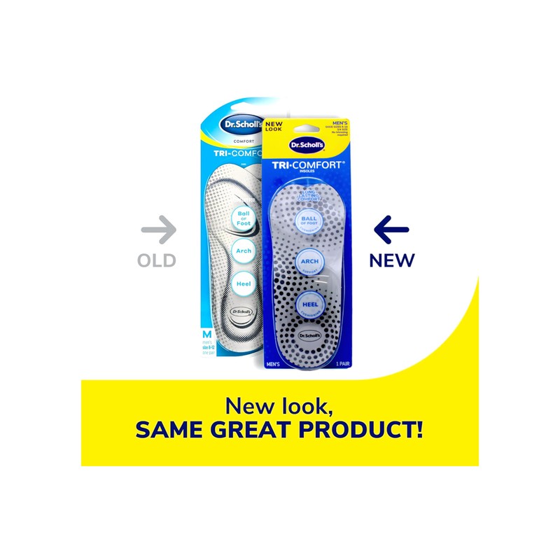 Dr. Scholl's Men's Tri-Comfort Insoles
