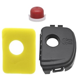 Aulavik 595660 Air Cleaner Cover 799579 Air Filter for B&S 08P502 08P602 09P602 09P702 Series Engine MTD Troy Bilt AYP Lawn Mower with 594281 Primer Bulb