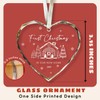 2025 Housewarming Gift - New Home Ornament - Glass House