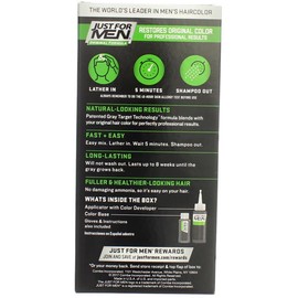 Just For Men Dk Brwn #45 Size 1ct Just For Men #45 Dark Brown Haircolor