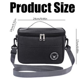 Fleymu Cool Bag Small 5.7 L, Lunch Box Bag, Foldable Small Cool Bag, Lunch Bag, Portable Lunch Bag, Mini Cool Bag, Suitable for Travel, Picnic, Office, BBQ