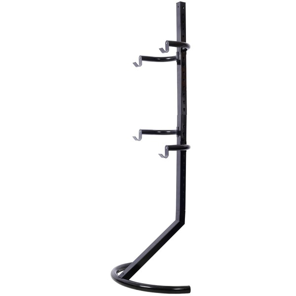 FRITHJILL Vertical 2-Bike Storage Rack - Heavy-Duty Wall-Mounted Indoor Bicycle