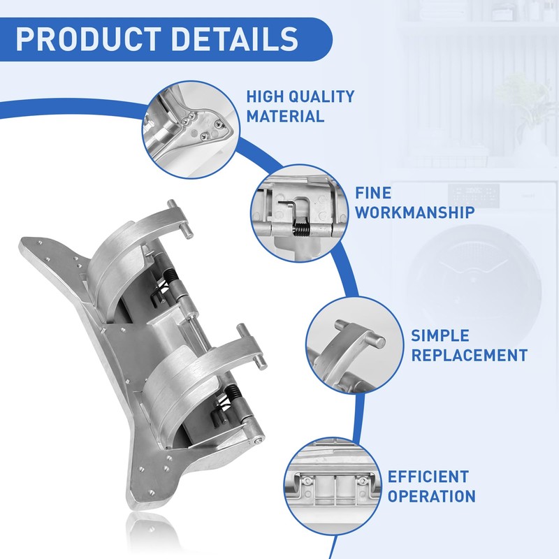 New 4775ER2002A Washer Door Hinge Assembly Fit for LG Kenmore