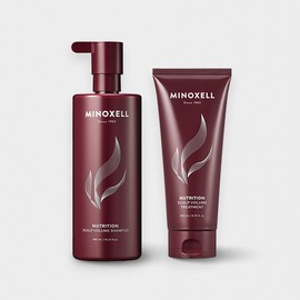 Minoxel [Nutrition Volume Intensive Care] Minoxel Nutrition Scalp Volume Hair Loss Shampoo 480ml x 1 + Treatment 200ml x 1 / [영양볼륨집중케어] 마이녹셀 뉴트리션 스칼프 볼륨 탈모 샴푸 480ml 1개 + 트리트먼트 200ml 1개
