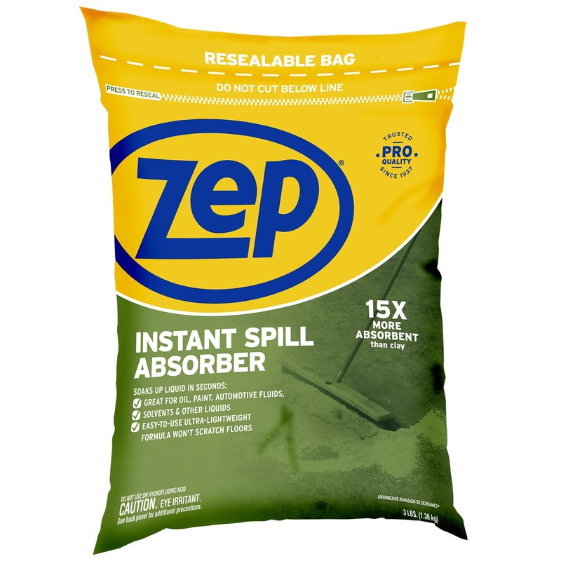 Zep Instant Spill Absorber - 3 Lb Bag (Case of