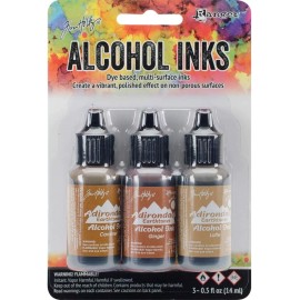 Ranger Tintas Alcohl Ranger 3 Pack 14 Ml  Ink Aai-20691 Caramel/gin