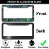 License Plate Frames Multicolor Fun License Plate Frame Cover Faux