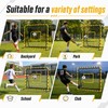 JIRTEMOT 5×4FT 3-in-1 Soccer Rebounder & Goal Net Set