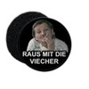 Copytec #35877 Patch Raus mit die Viecher Meme Fun Patch