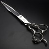 7/8 inch professional hairdressing scissors, hairdressing scissors, tap handle (8