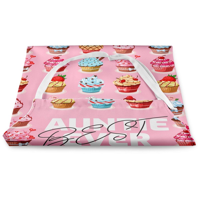 Purple Print House Best Auntie Ever Cupcake Apron Aprons for