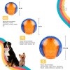Gigwi Ball Pelota Para Perros Masticable Super Resistente Color Naranja