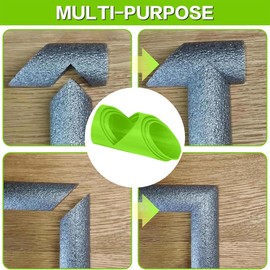 3pcs Pipe Insulation Foam Tube, Foam Pipe Cutter Tool, Foam Pipe Insulation Cutting for Pipe Insulation in Homes, Insulation Cutter 3 Models 15mm, 22mm, 28mm/41mm, 46mm, 53mm
