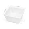 Foraineam 12 Pack 3 Oz Porcelain Dip Bowl Set, White