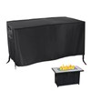 Rilime Fire Pit Cover Rectangular, 44 x 32 x 22