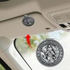 PloreWay Saint Christopher Medal for Car, Metal St. Christopher Car