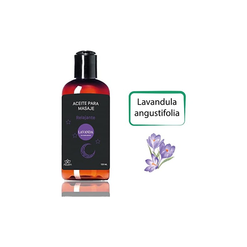 Alluem Aceite Esencial Para Masajes Lavanda Relajante Hidratante