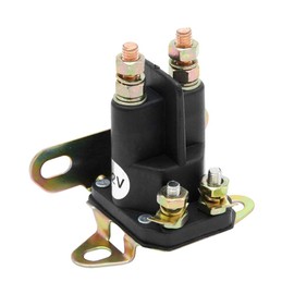 Starter Solenoid Relay 4 Pole Compatible with Briggs & Stratton 5410K, Craftsman, Husqvarna 109946 MTD, Mower AM133094 AM138497, John Deere L100 L110 L118 L120 L130