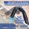Buzzlett Universal Gutter Cleaning Kit for Leaf Blowers, 9.3 Feet