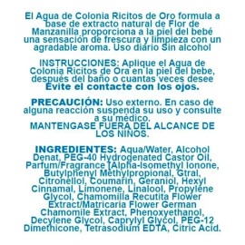 Agua De Colonia Manzanilla 100ml Ricitos De Oro