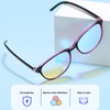 Red Green Blind Glasses Double Sided Coating UV Protection PC